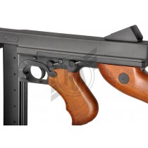 Cyma Thompson M1A1, The Thompson M1A1 is known as the world's first submachine gun, born out of the experiences of World War 1, and seeing action during WW2
